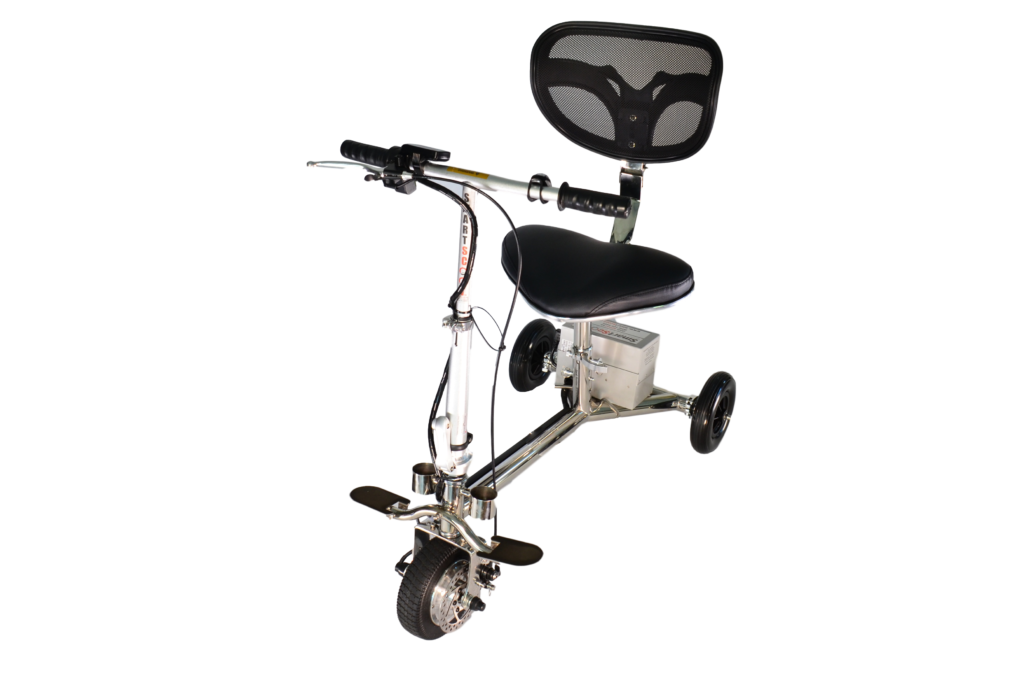 SmartScoot Lightweight Three Wheel Folding Electric Scooter - Image 8