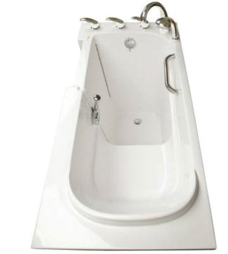 Avora Bath Walk-In Soaker Tub 51 x 28 x 41 – Left & Right Hand Options - Image 6