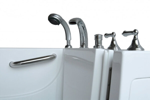 Avora Bath Walk-In Soaker Tub 51 x 28 x 41 – Left & Right Hand Options - Image 3