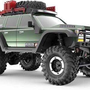 Redcat Racing Everest GEN7 Pro 1/10 Scale RC Rock Crawler – 4WD RTR RC Truck with Realistic Scale Accessories, Waterproof Electronics, Battery & Charger, Green RC Crawler