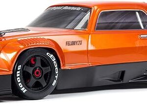 ARRMA 1/7 Felony 6S BLX Street Bash All-Road Muscle Car RTR (Ready-to-Run Transmitter and Receiver Included, Batteries and Charger Required),  ARA7617V2T2