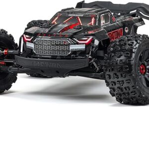 ARRMA RC Truck KRATON 4X4 8S BLX 1/5 Speed Monster Truck Black, RTR (Transmitter and Receiver Included, Batteries and Charger Not Included), ARA5808V2T1