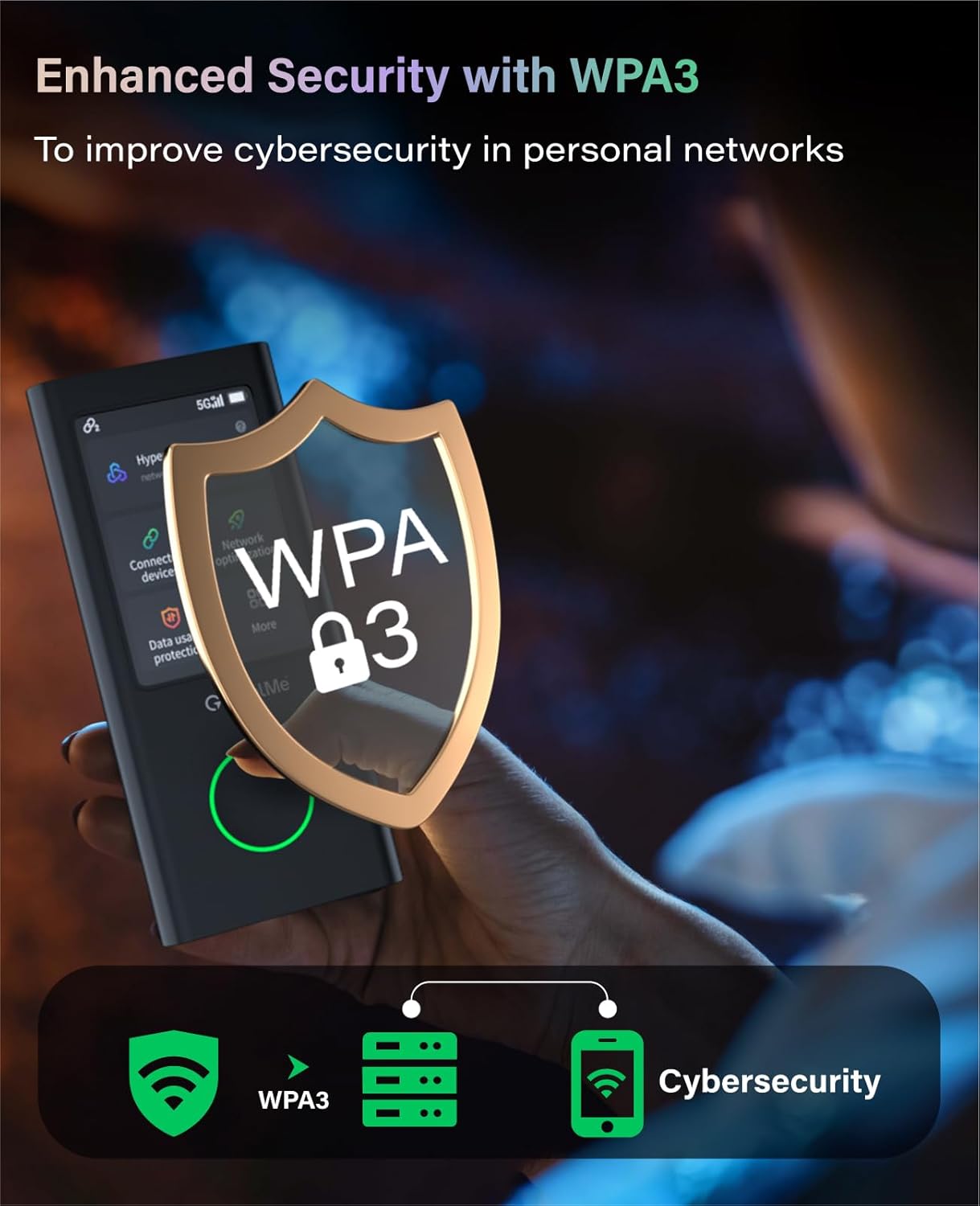 GlocalMe Numen Air 5G Mobile Hotspot, Portable WiFi Hotspot for Travel in 200+ Countries, Ultra High Speed Pocket Hotspot Device with Speed Up to 2.5Gbps, No SIM Card Required, 16 Connected Devices - Image 8