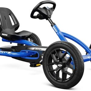 Berg Toys Buddy Lua Pedal Go Kart for Kids and Adults – Adjustable Ride On Toy for Ages 4-8 – Go Karts with BFR System, Adults Outdoor Pedal Car for Kids