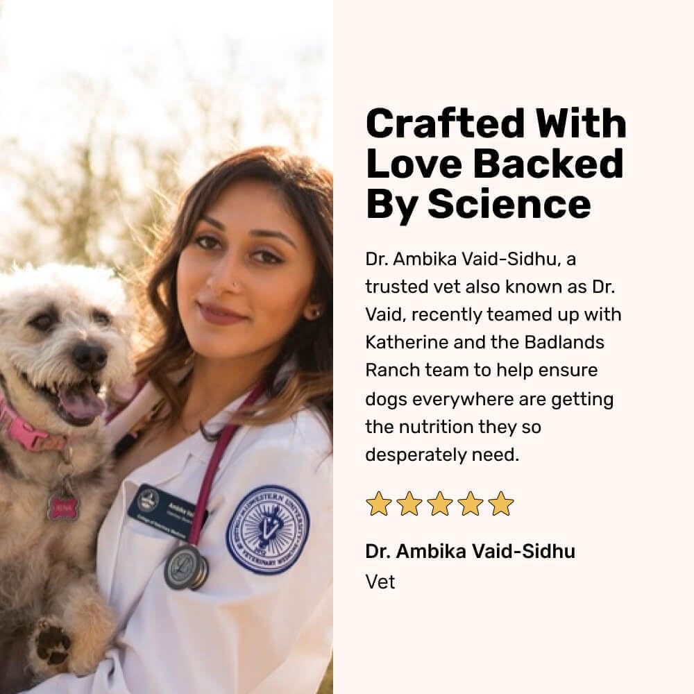 BADLANDS RANCH by Katherine Heigl- Superfood Complete, Air-Dried Adult Dog Food - High Protein, Zero Fillers, Superfood Nutrition (64 Ounce (Pack of 4), Lamb & Venison) - Image 9