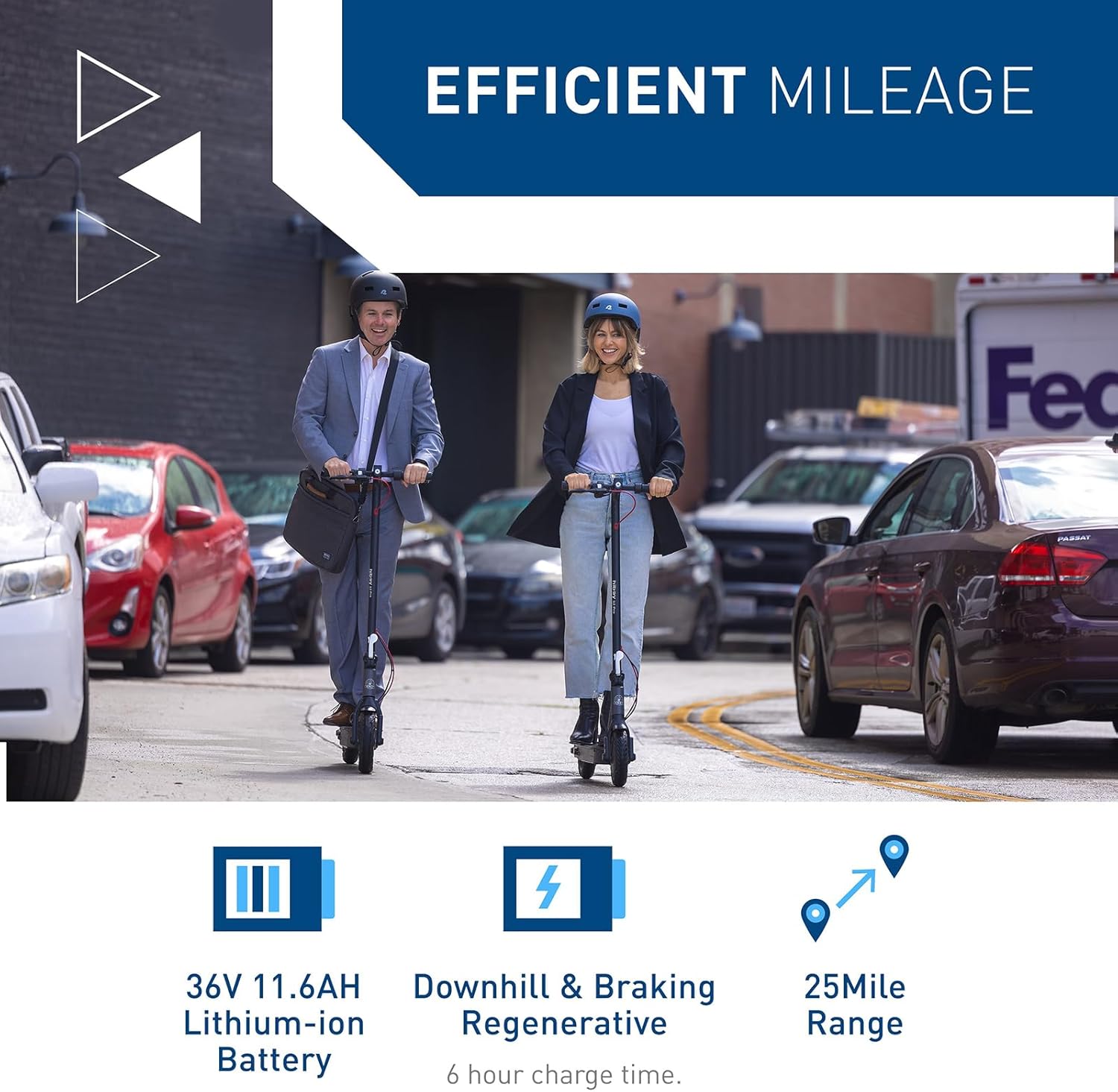 Hiboy S2 Series/MAX Pro/Titan Series Electric Scooter, 350-2000W Motor, 8.5-11" Tires, 17-80 Miles Range E Scooter, 19-31 Mph Folding Commuter Electric Scooter for Adults - Image 3