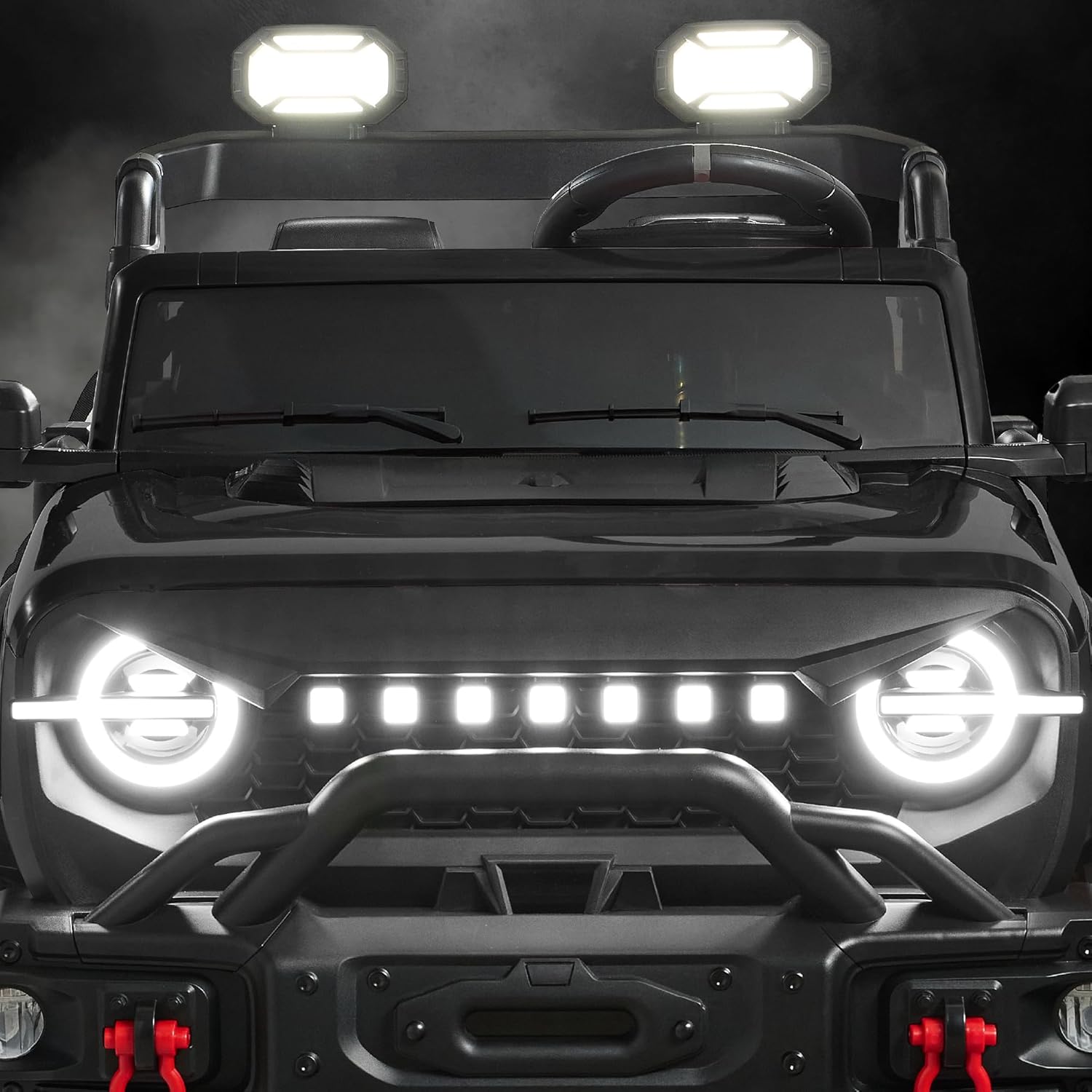 Best Choice Products Kids 24V 2-Seater Electric Ride On Car Truck w/ 132lb Weight Capacity, Parent Control, Bluetooth, LED Lights - Image 9